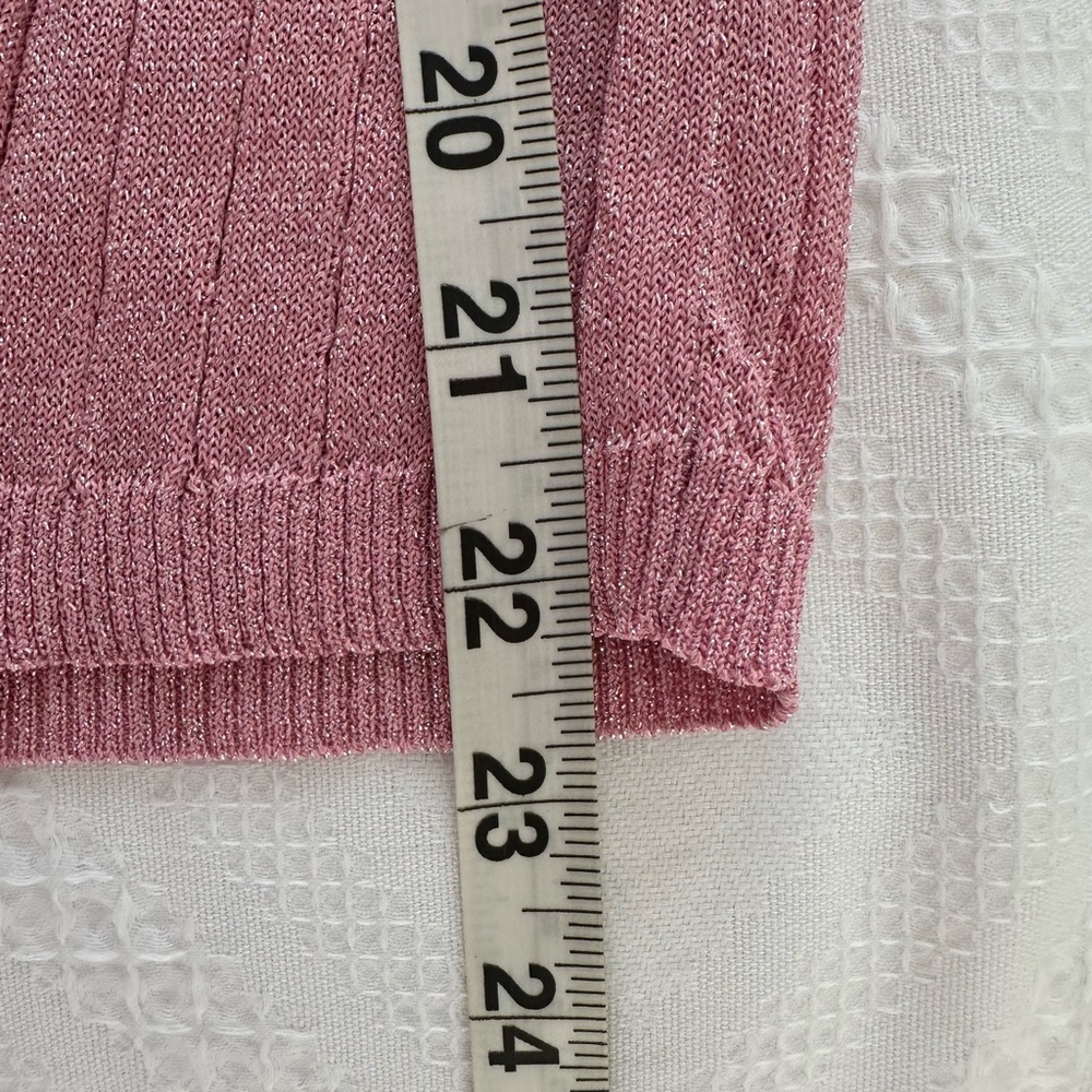 Zara Pink Ribbed Tank Top - Picture 6 of 8